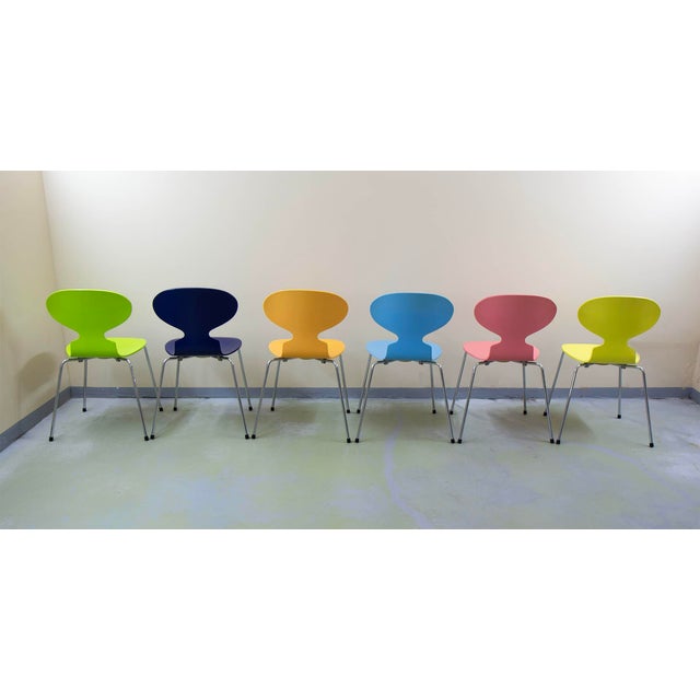 Ant 3101 Chairs by Arne Jacobsen for Fritz Hansen, 1995, Set of 6 For Sale - Image 6 of 18