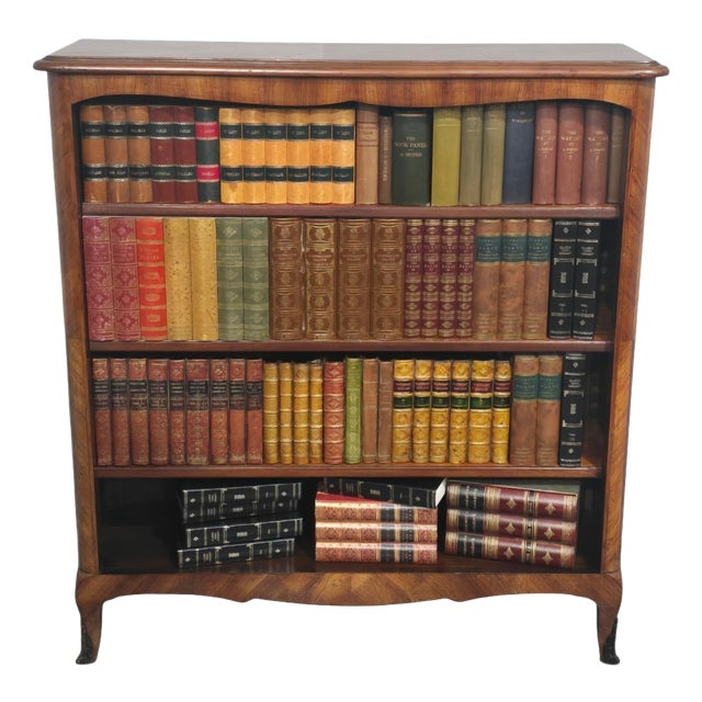 French Open Adjustable Library Bookcase, 1900 For Sale