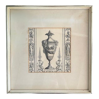 18th Century Sepia Pergolesi Urn II Print Reproduction For Sale