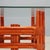 Red Bamboo Coffee Table, 1980s For Sale - Image 4 of 10