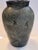 Art Deco Vintage Relief Carved Soapstone Vase Italian 1960s With Deer Trees & Mountains For Sale - Image 3 of 8