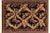 Black Shabby Chic 1990's Trellis Abusson Pak-Persian Black/Gold Wool Rug - 3'0'' X 4'11'' For Sale - Image 8 of 9