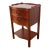 Wabash 1940s Tall Serpentine Front Mahogany Nightstand Side End Table 6458 For Sale
