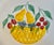 Serving Bowl Fruit Bouquet Mesa International 15" Hand Painted Italy Fruits & Polka Dots For Sale - Image 4 of 5