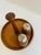 Swedish Salt and Pepper Set in Teak by K. Holmberg, 1960s, Set of 3, in Good conditions. Designed 1960 to 1969 This piece...
