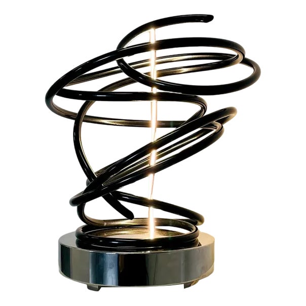 Mark Beattie, White in Black Spiral, 2023 For Sale