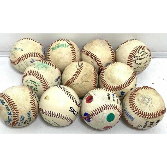 Lot of approximately 36 baseballs perfect for the Man Cave. Put them in a wire basket or large glass jar/vase - great...