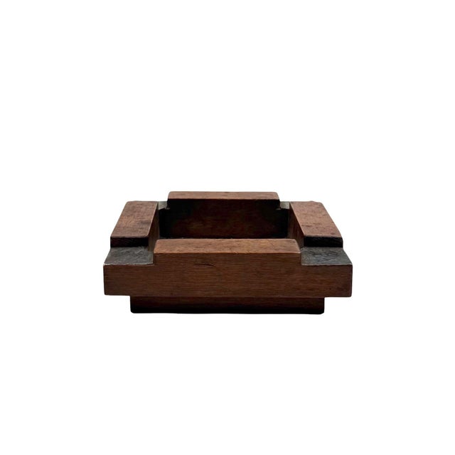 Wood Mid-Century Ashtray and Cigars Box, Italy, 1950s, Set of 2 For Sale - Image 7 of 18