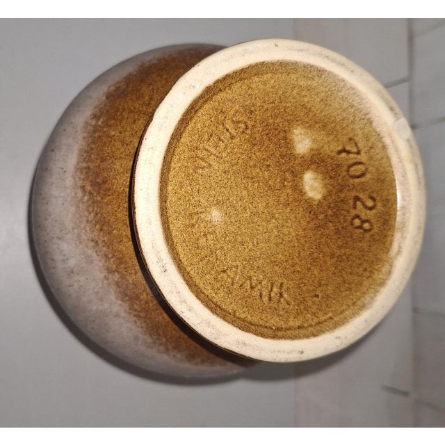 Vintage Ceramic Handled Jug Vase from Stein-Keramik, 1980s For Sale - Image 4 of 5