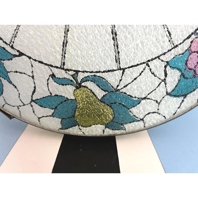 Mid Century Fruit Wheel Flush Light For Sale - Image 14 of 18