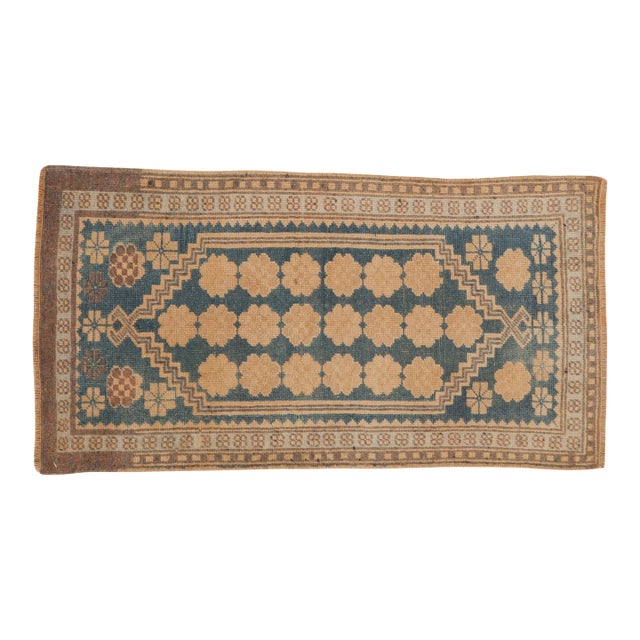 Vintage Distressed Oushak Rug - 1'10" x 3'5" For Sale