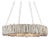 Currey & Company Driftwood Whitewash Ring Chandelier For Sale