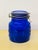 English 1970s Vintage Italian Cobalt Blue Glass Cookie Jar For Sale - Image 3 of 7