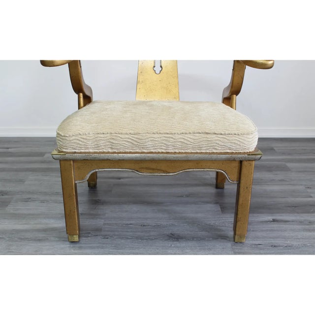 A Pair of Vintage Chinoiserie Chairs Attributed to James Mont For Sale - Image 10 of 12