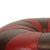 Textile Vintage Round Pouf in Two-Tone Skai, 1960s For Sale - Image 7 of 12