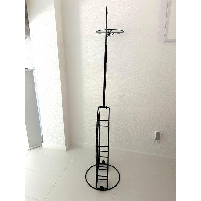 Vintage John Risley Style French Waiter Wine Rack For Sale In West Palm - Image 6 of 7