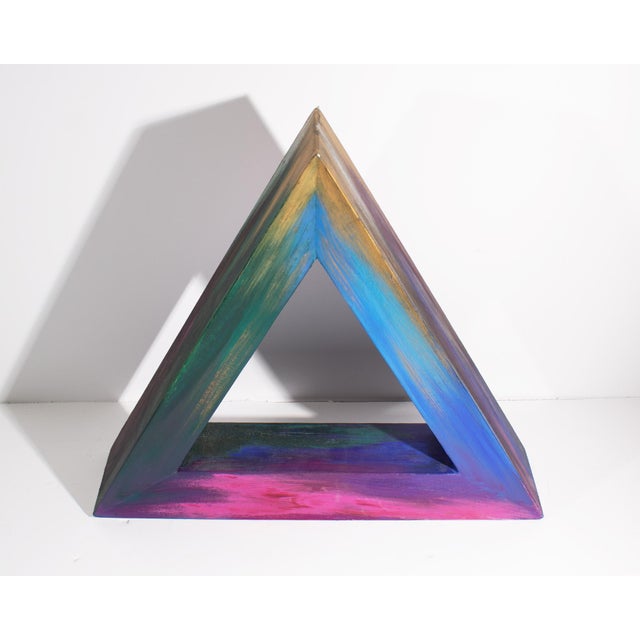 Early 21st Century Sculpture of a Triangle by Laurie Zagon For Sale - Image 5 of 8
