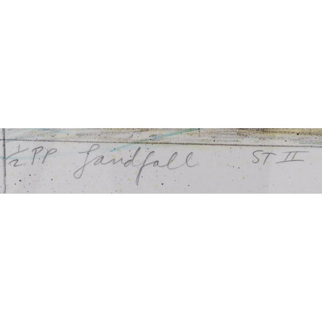 1980s Susan Hall 'Landfall State I and II' Diptych Lithographs - A Pair For Sale - Image 5 of 7