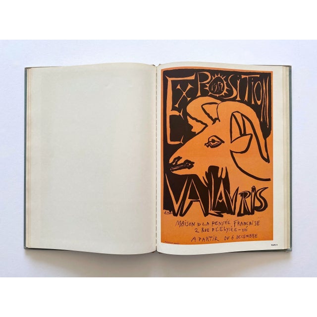 Pablo Picasso " Posters of Picasso " Rare Vintage 1957 1st Edtn Mid Century Modernist Lithograph Print Landmark Volume Large Hardcover Art Book For Sale - Image 4 of 12
