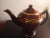 1970s Vintage Hall Usa Teapot Albany 0227 Burgundy With Gold Trim For Sale - Image 5 of 7