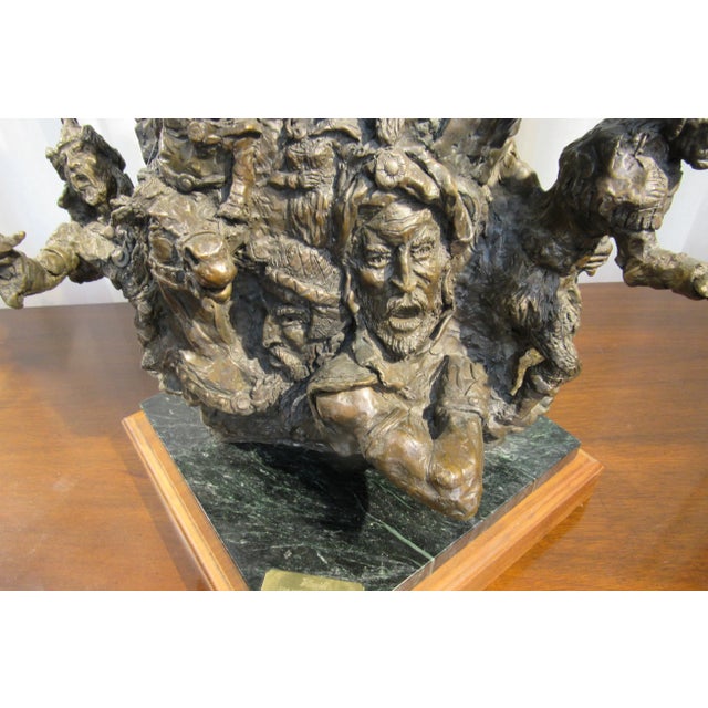Amazing & Beautiful Bronze Bust of Composer Verdi by Steve Pastner For Sale - Image 11 of 13