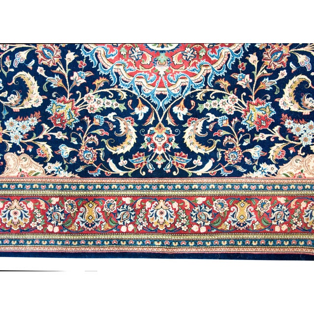 Vintage Persian Kashan Rug For Sale - Image 9 of 16