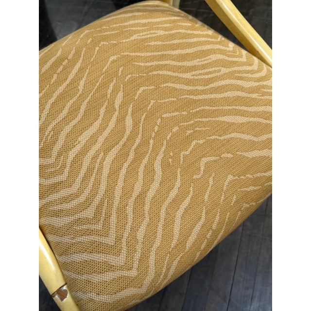 Mid 20th Century Palm Beach Style Table + Four Chairs, Set For Sale - Image 9 of 12