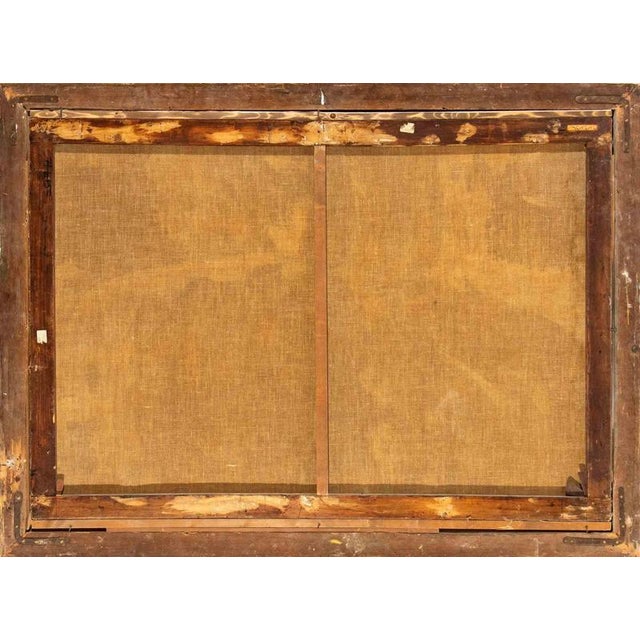 Unknown, Landscape with Merchants Arranging the Goods, Oil Painting, Late 17th Century For Sale - Image 6 of 7