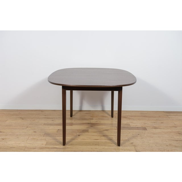 1960s Mid-Century Extendable Dining Table by Ole Wanscher for Poul Jeppesens Furniture Factory, Denmark, 1960s For Sale - Image 5 of 18