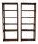 1970s Mid-Century Lou Hodges Style Solid Oak Six-Tier Bookcases – A Pair For Sale