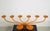 Vintage Orange Metal Candleholder, 1970s For Sale - Image 6 of 11