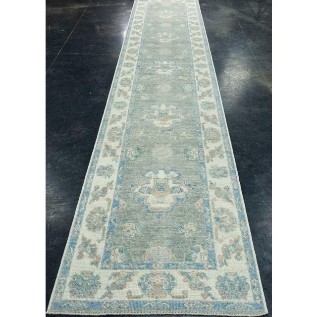 Turkish Oushak Runner Rug 2'9" x 14' #17794 Explore a curated collection of hallway runners, wool rugs, and handmade...