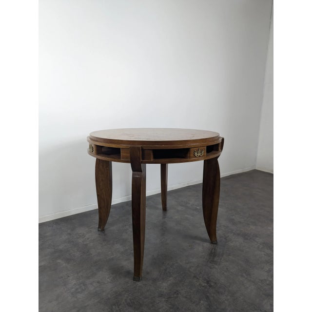 Pedestal Table by J.F Leleu, in Very Good conditions.