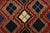 Textile Qashqai Rug 3’8” X 6’7” Red Wool Vintage Tribal Hand-Knotted Oriental Carpet For Sale - Image 7 of 13