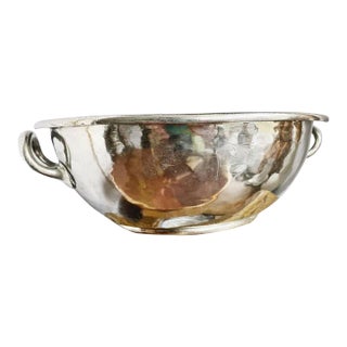 Antique English Silver Plated Serving Bowl From White Star Line Ocean Liner For Sale