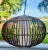 Franco Albini Rattan Cage Pendant Chandelier With Interior Shade For Sale - Image 11 of 12