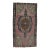 1970s Vintage Handmade Wool Cotton Pink Turkish Area Rug For Sale