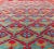 Mid 20th Century Unique and Vibrant Turkish Oushak Rug With Colorful and Bright Diamond Design For Sale In Atlanta - Image 6 of 11