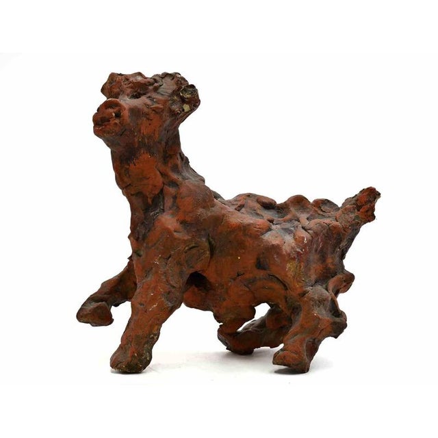 1960s Sirio Pellegrini, Modern Veal Sculpture, 1960s, Terracotta For Sale - Image 5 of 5