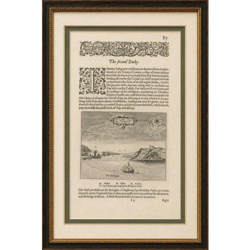 Dardanelles & Hellespont View by George Sandys, 1621 For Sale - Image 3 of 9