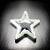1990s Tiffany & Co Estate Puffed Star Brooch Sterling Silver For Sale - Image 9 of 9