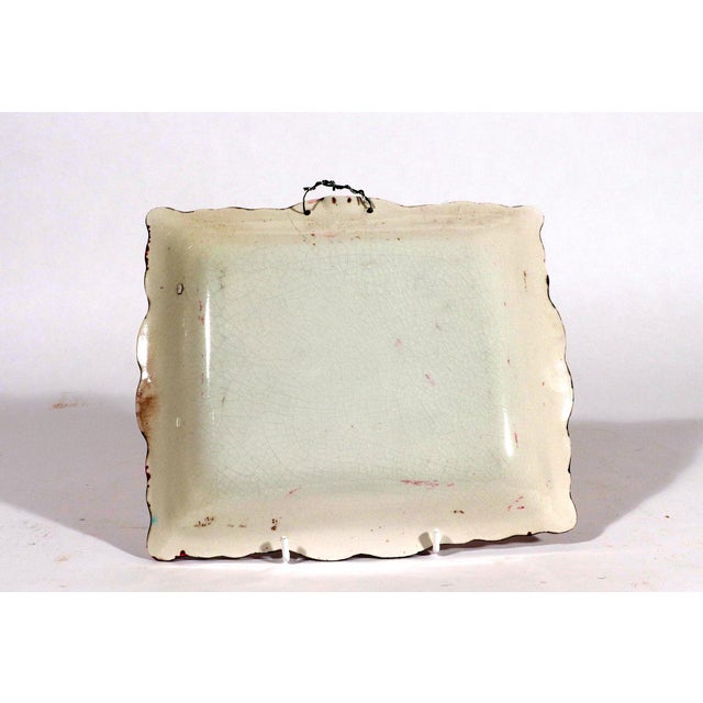 1980s Decorative Luster Maritime Pottery Plaque Titles Flying Cloud Boston For Sale In Philadelphia - Image 6 of 6