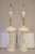 1940s Dorothy Draper Hollywood Regency Modern Solid Marble Palm Column Table Lamps - a Pair For Sale - Image 11 of 11