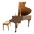 Mint condition Steinway Model S Grand Piano. Piano has a Mahagony finish that has been custom painted with white lacquer...