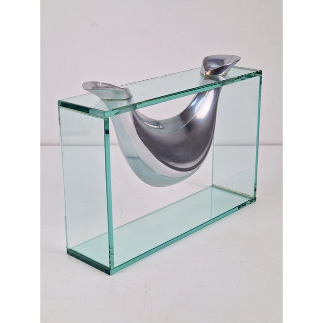 Vase in Glass by Lisa Mori, 1980s, Set of 4 For Sale - Image 16 of 18