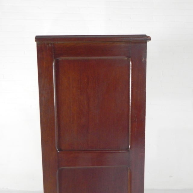 Oak Roller Shutter Cabinet, 1920s For Sale - Image 13 of 18