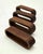 1960s 1960s Danish Modern Teak Wood Napkin Rings, Set of 4 For Sale - Image 5 of 9