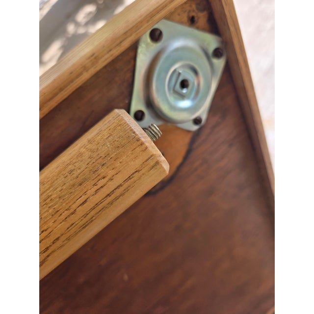 60's Mid-Century Modern Martz Style Mosaic Ceramic Tile Accent Table With Irregular Pebble Luster For Sale - Image 17 of 18