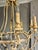 1990s Myran Allan Luxury Lighting Italian Sand and Gold Leaf Finished Iron Chandelier For Sale - Image 5 of 7