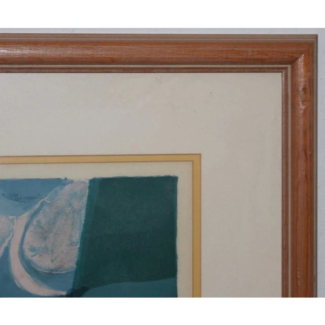 Mid-Century Modern Marcel Mouly Rolling Hills Landscape Color Lithograph S/N For Sale - Image 3 of 7